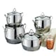 image 1 of Sevval Collection 8-piece Stainless Steel Cookware Set