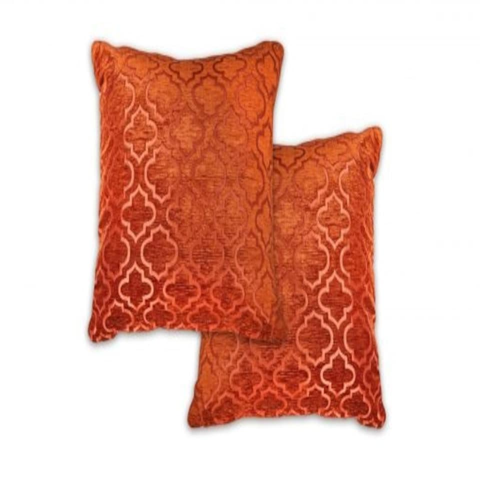 image 1 of Marrakesh Cushion Cover 43cm x 43cm Terracotta | Orange | Orange