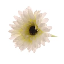 Gerbera Cream Artificial Silk Flower 54cm