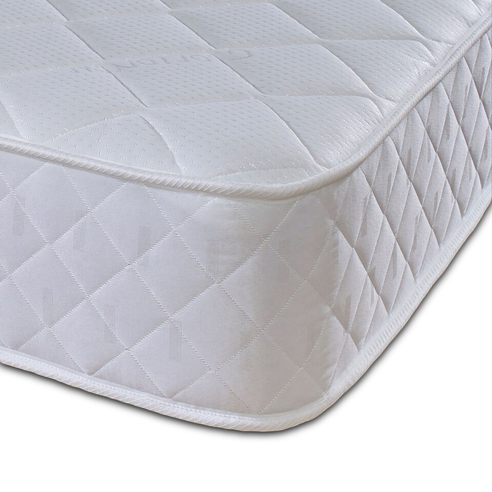 image 1 of Cooltouch Plus Diamond Essentials Foam Free Pinna-Coil Mattress | White | Short Single