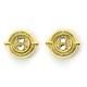 image 4 of Official Harry Potter Time Turner Gold Plated Stud Earrings WES0100