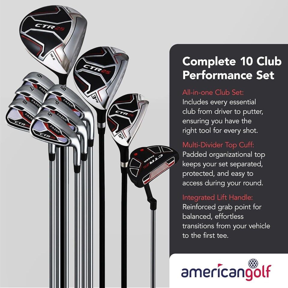 image 1 of Fazer CTR25 Men's Golf Package Set - Right Handed, Regular Flex