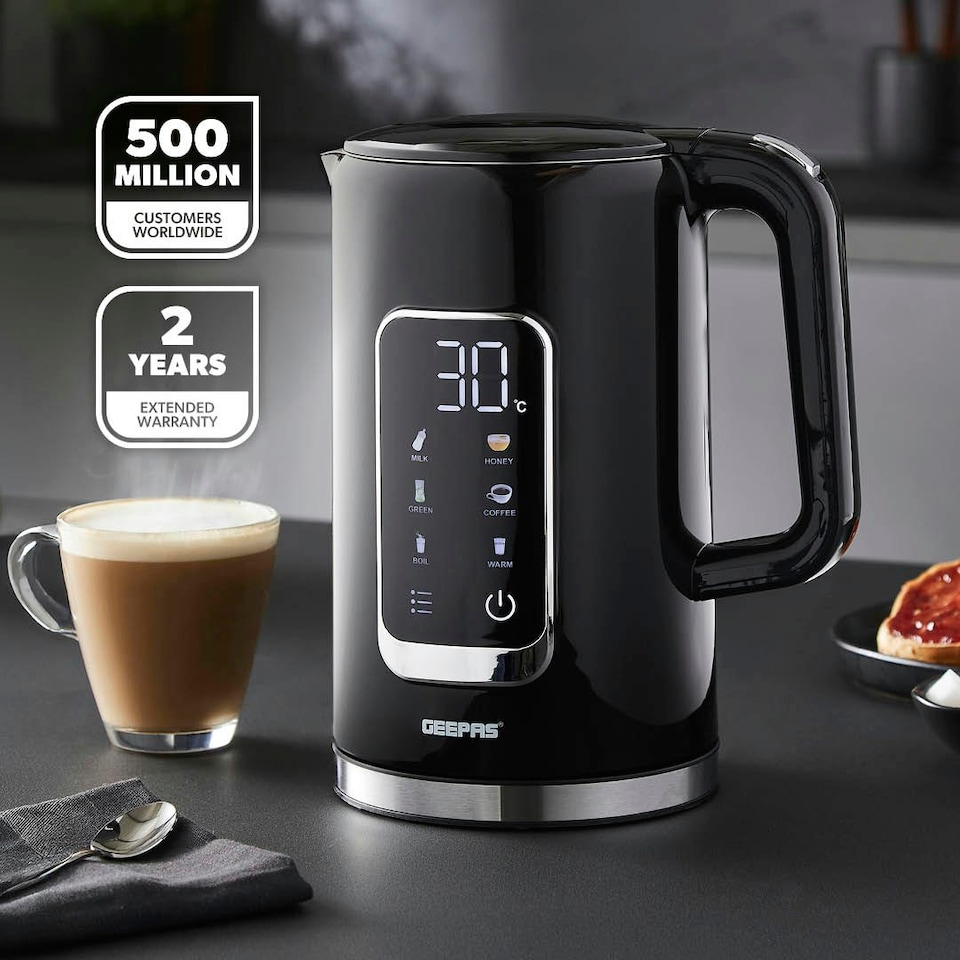 image 1 of GEEPAS  Digital Electric Kettle, 2200W