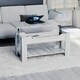 image 5 of Vida Designs Lift Up Coffee Table With Storage Compartment & Shelf, Grey Wood