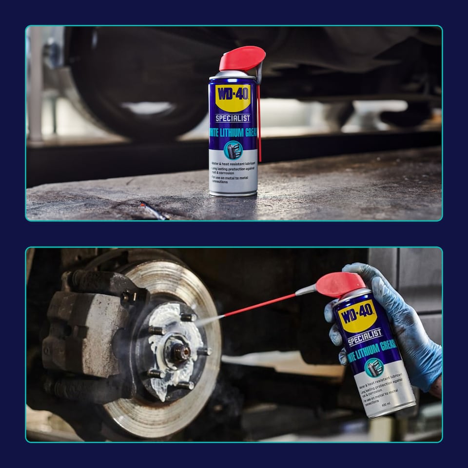 image 1 of WD-40 Specialist White Lithium Grease 400ml All-Weather Protection, 2 Pack