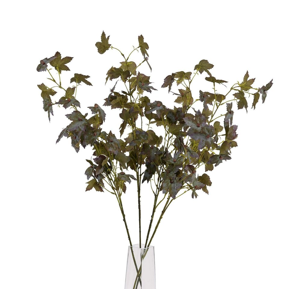 image 1 of Hill Interiors Maple Leaf Artificial Plant - Green - One Size