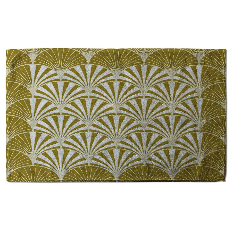 image 1 of Golden Semi Circles (Bath Towel)