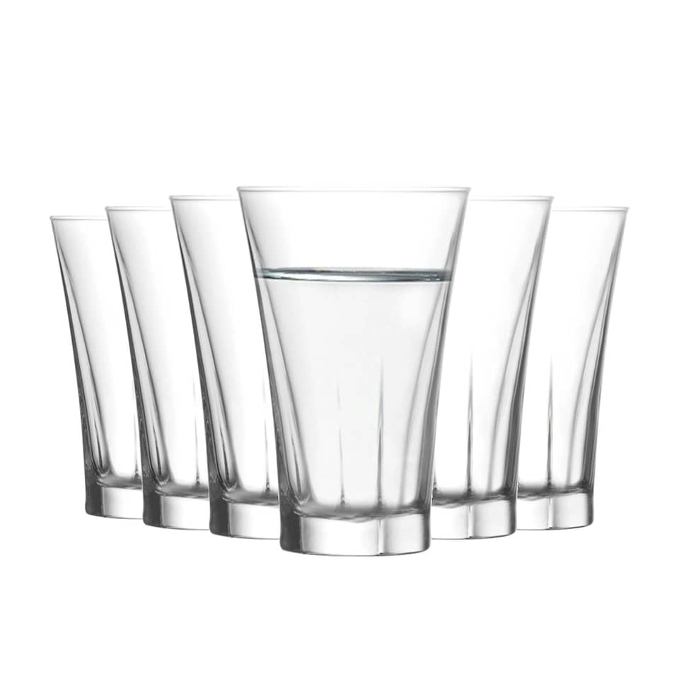 image 1 of LAV Truva Shot Glasses - 100ml - Clear - Pack of 6 Clear