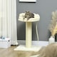 image 6 of PawHut 83cm Cat Tree Tower with Scratching Post, Kitten Bed, Toy, Cream