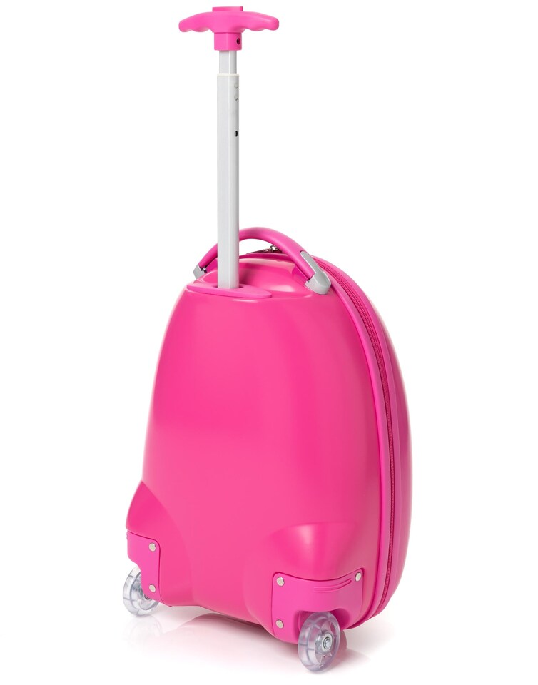 image 1 of Paw Patrol Skye Kids Suitcase | Pink Small Cabin Bag For Girls | Carry On Trolley with Extendable Handle | Helicopter Rescue Pup Cartoon Hard Cover Holiday Case | Fun Travel Gift for Children