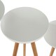 image 3 of Interiors By Premier Sleek Set Of 3 Side Tables With Tempered Lgs, Sustainable Side Table, Versatile Bedside Tables For Bedroom