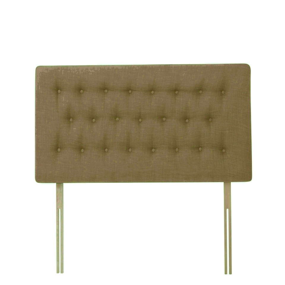 Lona Cream Linen Headboard King Size | Multi
