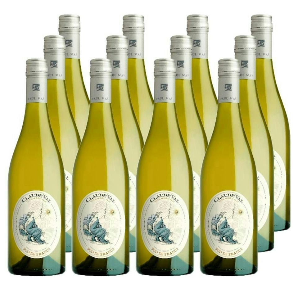 Case of 12 Claude Val Blanc
