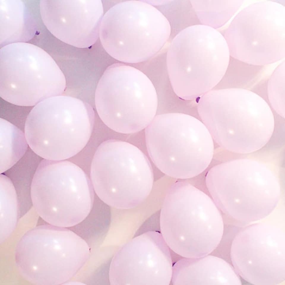 Pastel Matte Lilac Biodegradable Mini Latex Balloons 13cm / 5 in – Pack of 100