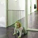 image 4 of Safetots Top of The Stairs Screw Fitted Stair Gate, Black Metal, 62.5cm - 106.8cm, Metal Baby Gate, Screw Fit Safety Barrier, Stylish and Practical Safety Gate