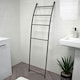 image 2 of Showerdrape Apex Black Bathroom Freestanding Towel Rail Storage Ladder