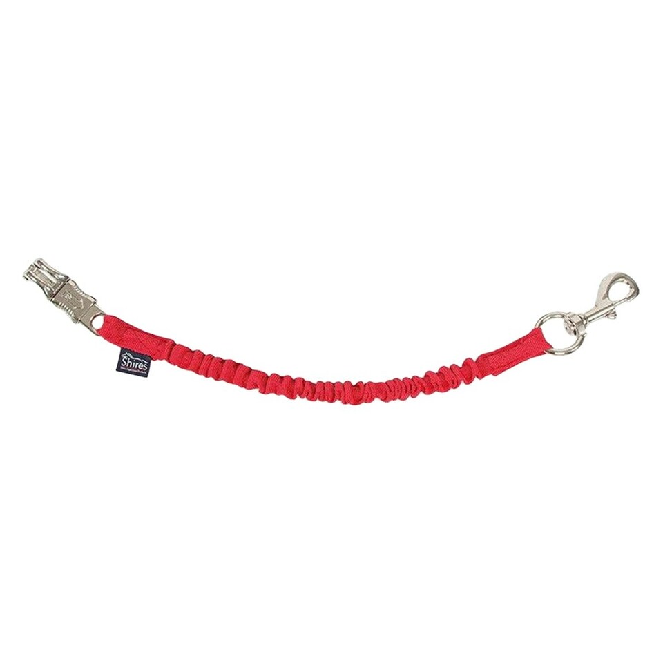 image 1 of Shires Horse Bungee Trailer Tie - Red - One Size