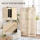 image 6 of HOMCOM 3 Panel Room Divider, Detachable Privacy Screens, Natural Wood | Brown | Natural wood finish