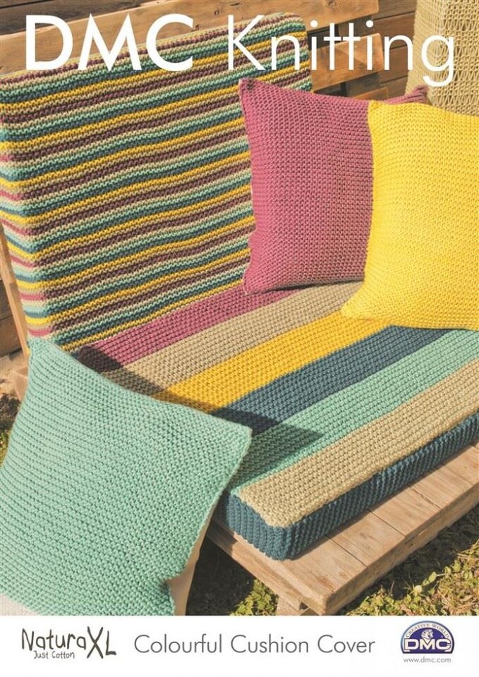 DMC Natura Crochet Pattern Cushions, Easy Knitting Pattern