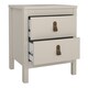 image 6 of Barcelona Bedside Table 2 Drawers in Cashmere N/A