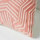 image 4 of BHS Luxury Chevron Cushion with Velvet, Pink