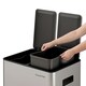 image 5 of 30L Dual Pedal Bin for Recycling and General Waste Kitchen Bin (2x15L)
