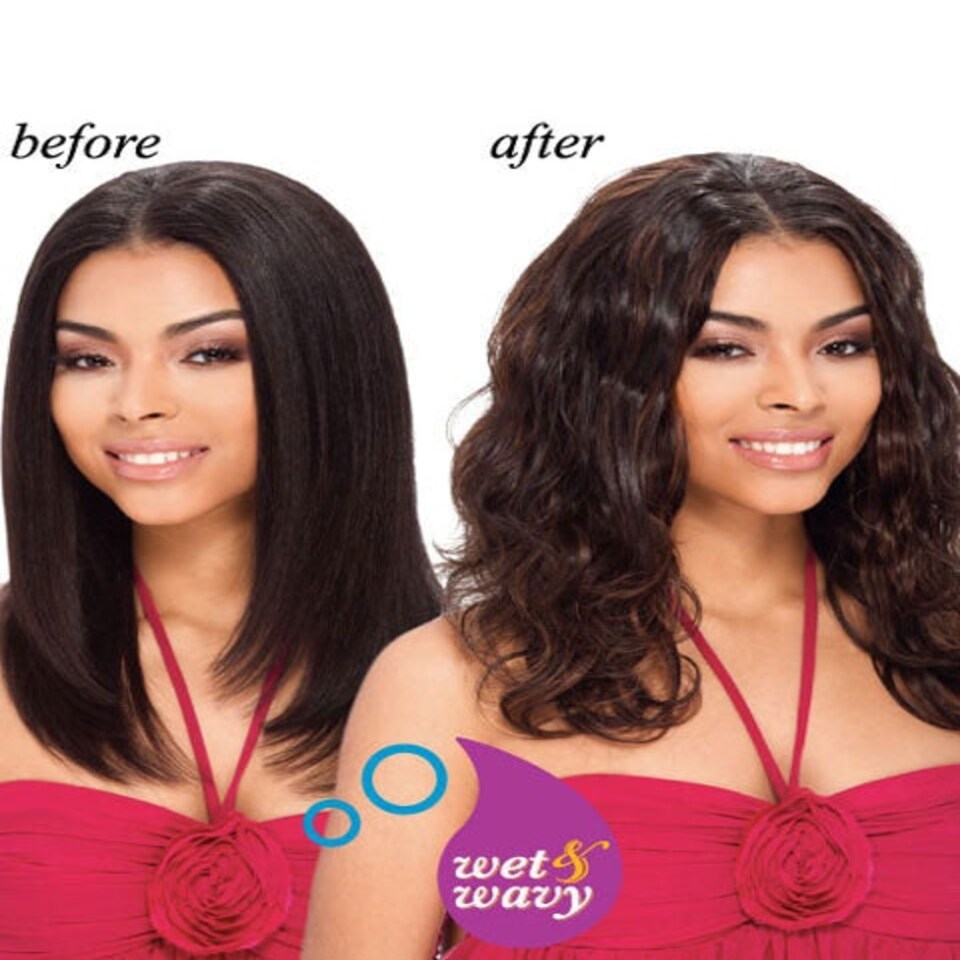 image 1 of Gossip Indian Remy Wet And Wavy Weave Multi | 1B | 16 inch