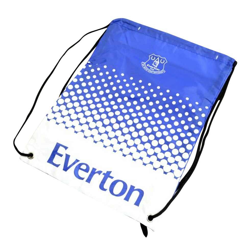 image 1 of Everton FC Fade Drawstring Bag - Blue/White - One Size Blue | One Size