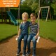 image 4 of NOVECRAFTO Wooden Swing Seat for Gardens – Durable Outdoor Hanging Swing for Kids & Adults – Strong Rope & Wooden Seat for Relaxation or Play