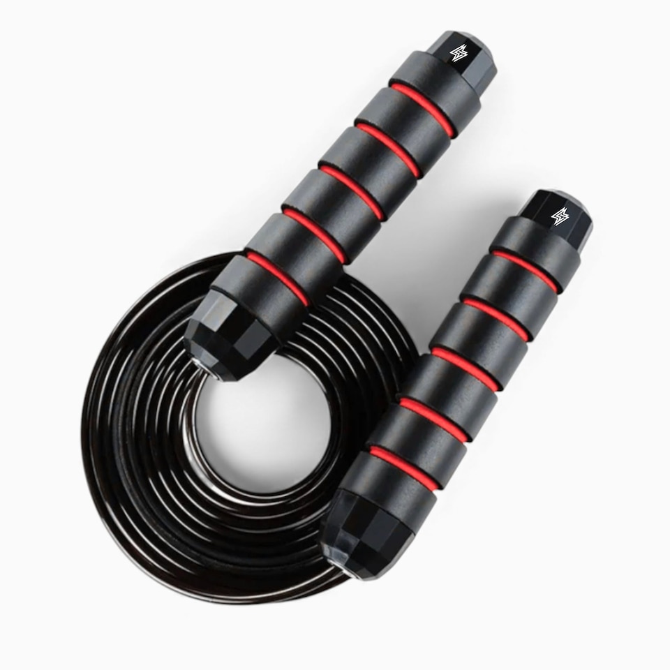 image 1 of GYM SETS Skipping Rope (Grip Pro) | Red