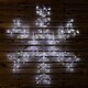 image 1 of 75cm Ice White 240 LED Snowflake Silhouette With 8 Functions