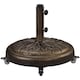 image 1 of Yaheetech 50.5 cm Outdoor Patio Rolling Heavy-duty Self-Weight Market Umbrella Base-Bronze | Bronze | Bronze