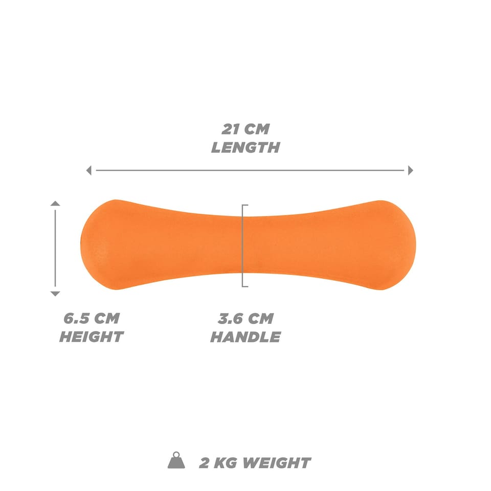 image 1 of Phoenix Fitness Neoprene Dumbbell Pair 2KG