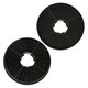 image 8 of SPARES2GO Cooker Hood Carbon Filter compatible with Lamona HJA2480 HJA2908 LAM2401 Extractor Vent Fan (Pack of 2)