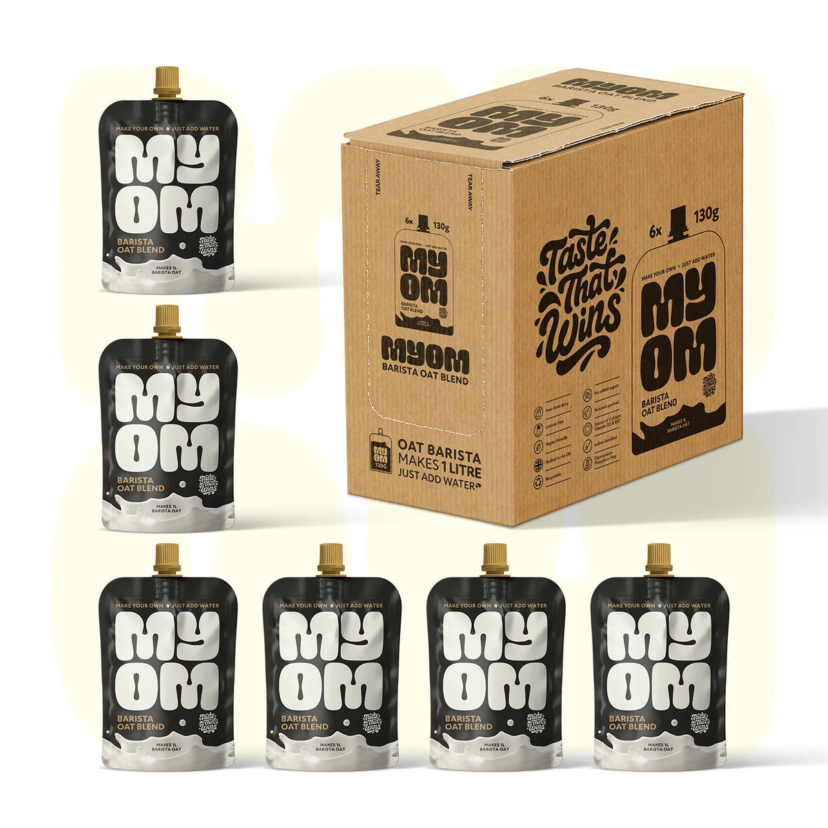 MYOM 1L Barista Oat Drink Premix Multipack