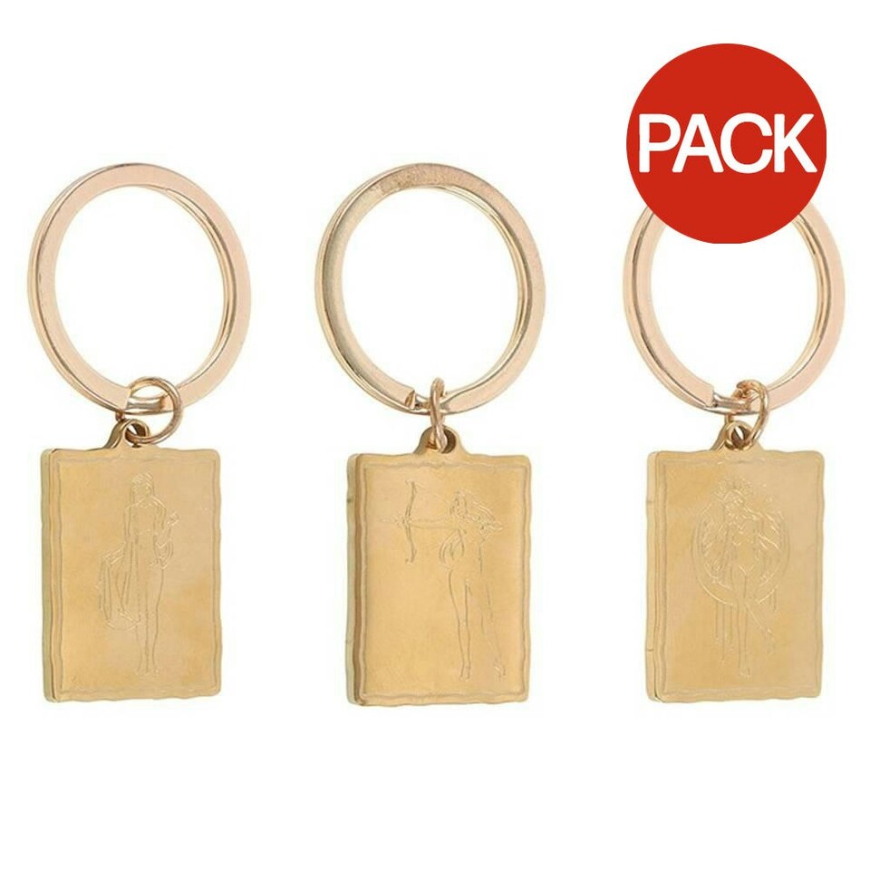 image 1 of Something Different Goddess Energy Keyring (Pack of 6) - Gold - One Size