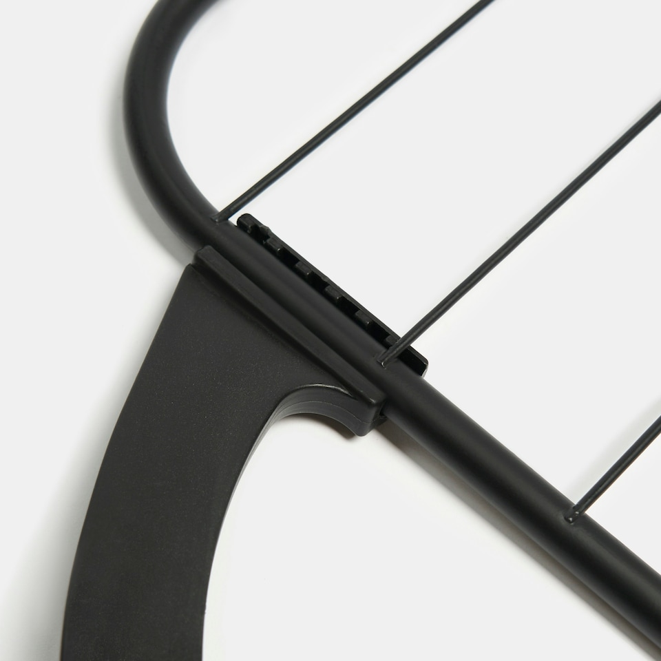 image 1 of OHS Over Radiator Clothes Airer Foldable Clothes Towel Rail Holder Rack Dryer Hanger