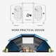 image 8 of Outsunny 4-6 Persons Camping Tent Dome Family Travel Group Hiking Room Fishing