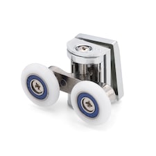 1 x Shower Part Eastbrook Top Zinc Alloy Shower Door Rollers/Runners 23mm Wheel Diameter ES1