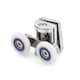 image 1 of 1 x Shower Part Eastbrook Top Zinc Alloy Shower Door Rollers/Runners 23mm Wheel Diameter ES1