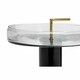 image 2 of Side table DKD Home Decor Crystal Black Transparent Iron 41 x 41 x 57 cm N/A