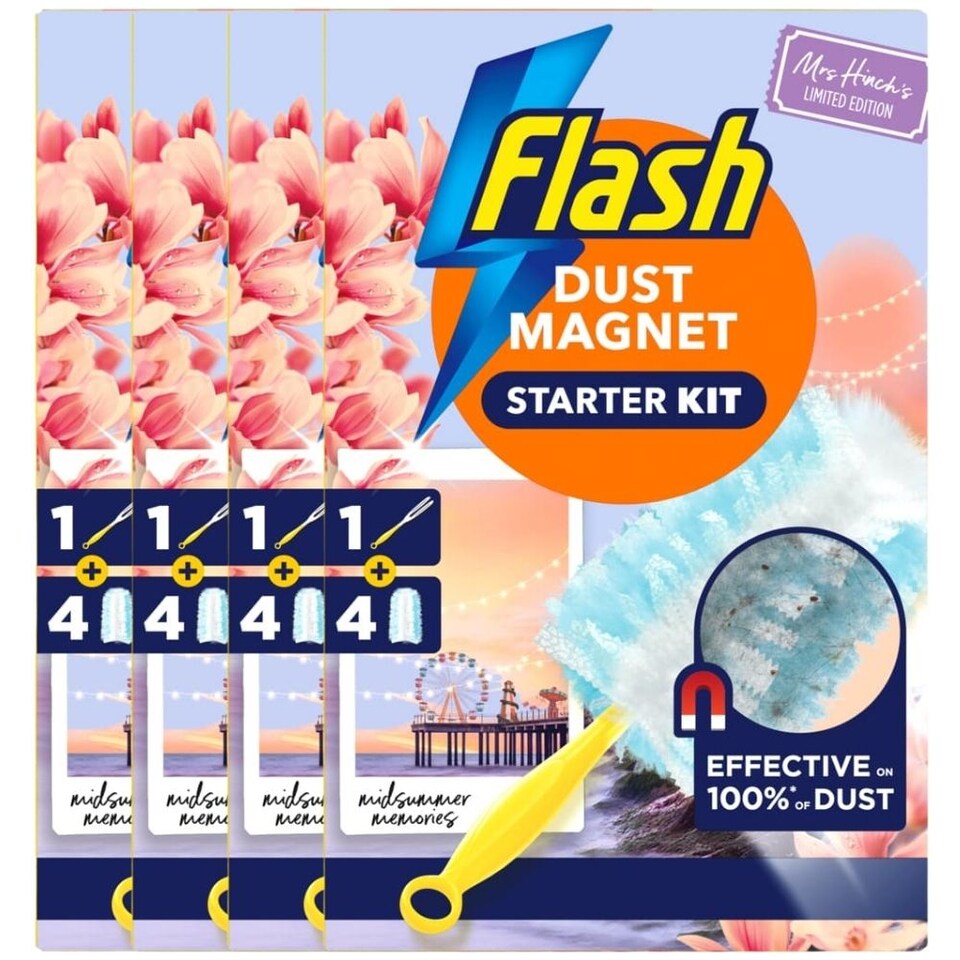 image 1 of Flash Dust Magnet Starter Kit Mrs Hinch's Midsummer Memories