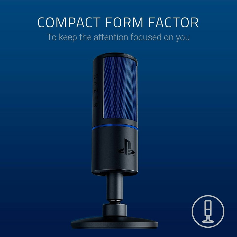 image 1 of Razer Seiren X Streaming Microphone for PS4 and PS5