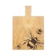 image 1 of The Just Slate Company Bee Medium Oak Serving Paddle