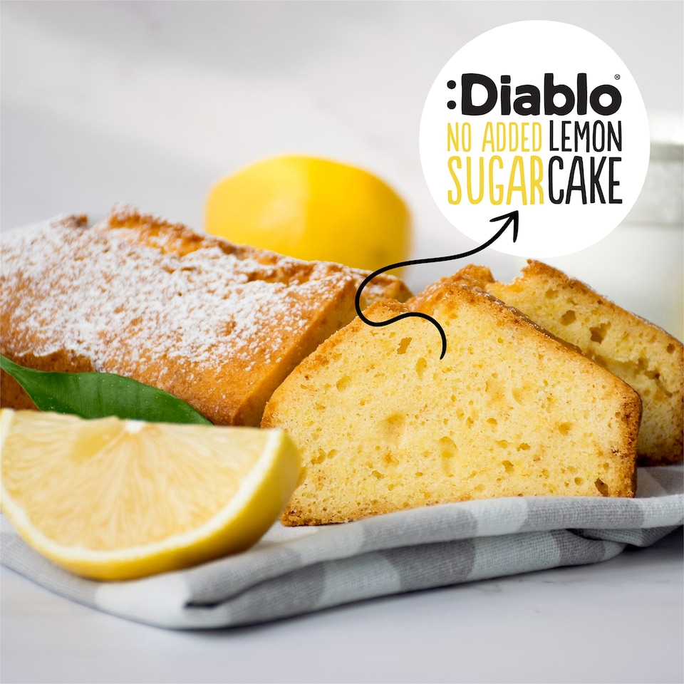 image 1 of Diablo No Added Sugar Lemon Cake 200g