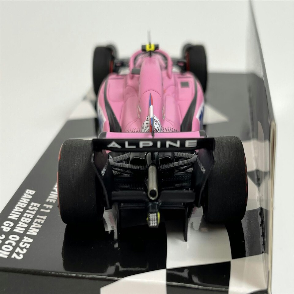 image 1 of E Ocon BWT Alpine F1 Team A522 Bahrain GP 2022 1:43 Minichamps 417220131