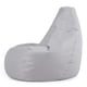 image 3 of icon Recliner Indoor Outdoor Bean Bag Grey Bean Bag Chair Grey