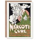 image 1 of Will H Bradley Narcoticure Vintage Advert Art Greeting Card