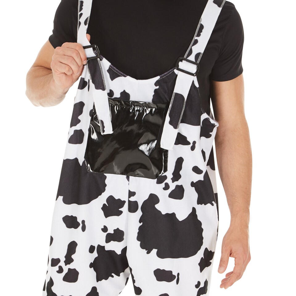 image 1 of Cow Costume | Black | black/white | M | 1