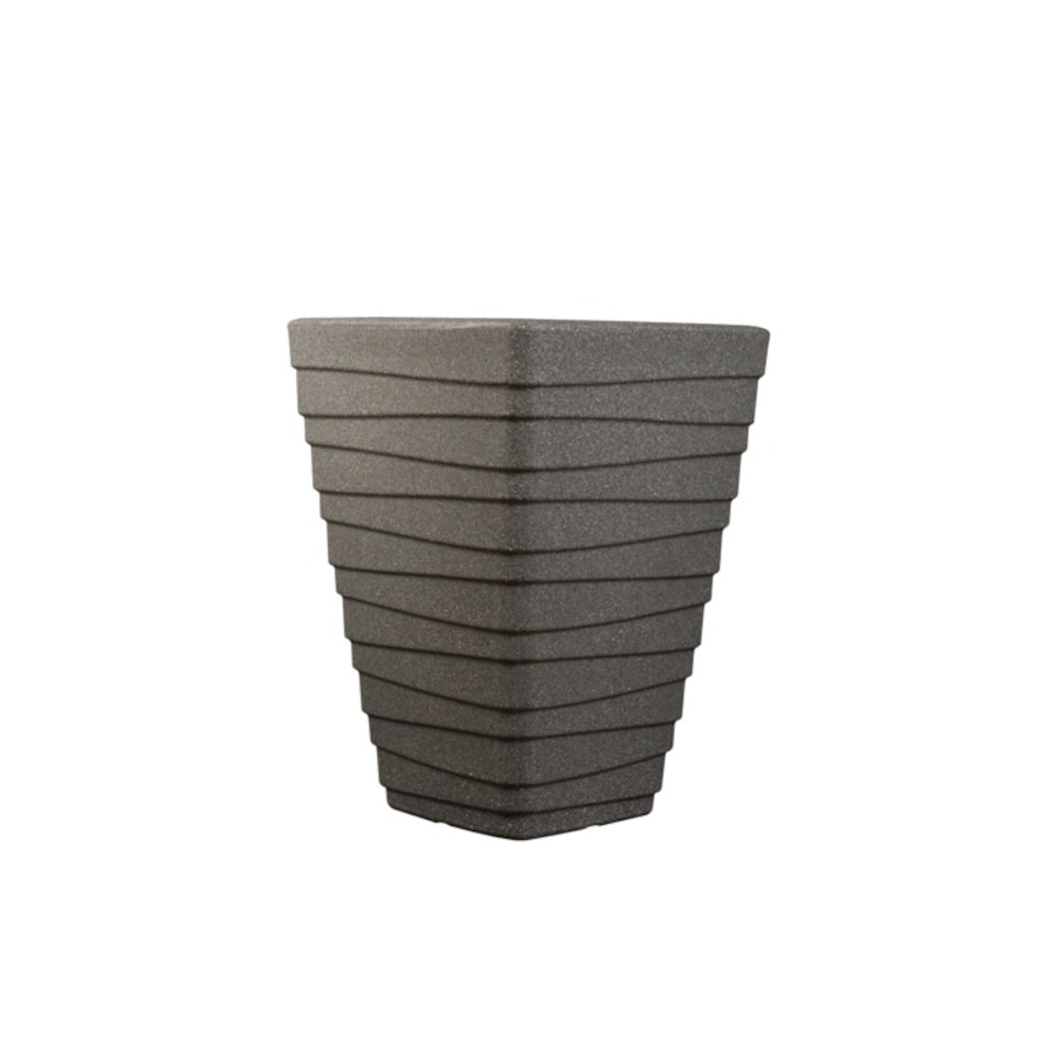 Sankey Tall Square Trojan Planter | Grey | Grey | One Size | 1